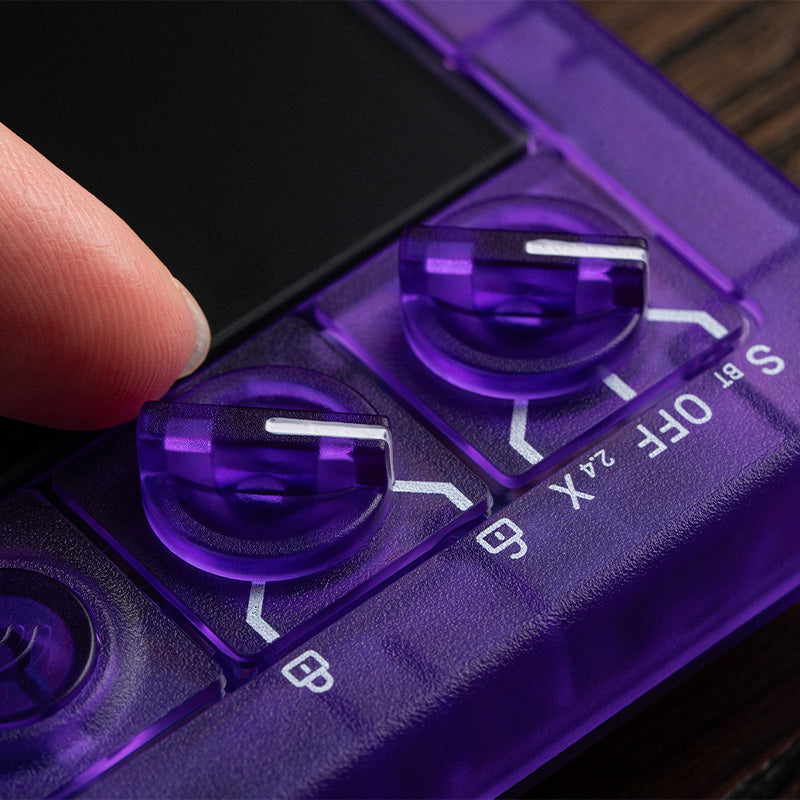 8BitDo Arcade Controller - Transparent Purple Signature Edition