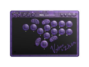 8BitDo Arcade Controller - Transparent Purple Signature Edition